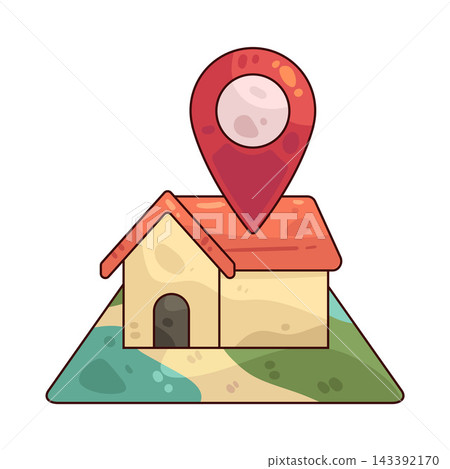 Illustration of Address Illustration of Address 143392170