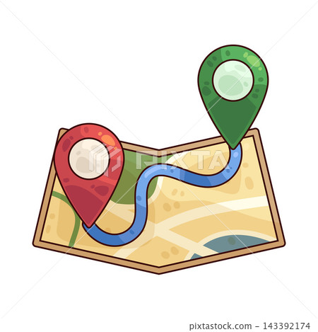 Illustration of Route Illustration of Route 143392174