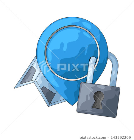 Illustration of Location Lock 143392209