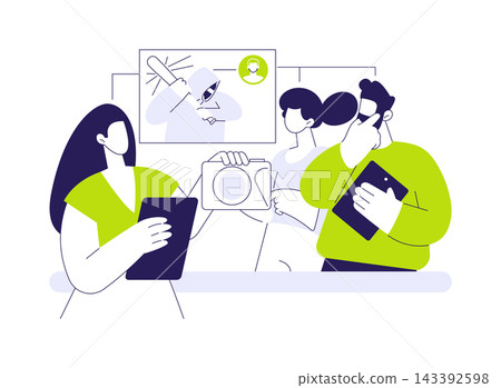 Private detective report abstract concept vector illustration. Private detective report abstract concept vector illustration. 143392598