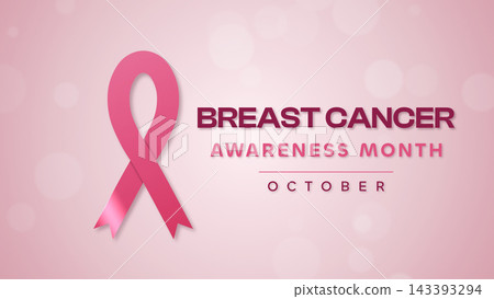 Ribbon Reveal Pink October Breast Cancer Ribbon Reveal Pink October Breast Cancer 143393294
