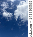 White clouds floating in the blue sky 143393599