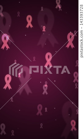 Pink October Ribbon Bokeh Lights Breast Cancer Awareness Abstract Backdrop Pink October Ribbon Bokeh Lights Breast Cancer Awareness Abstract Backdrop 143393728