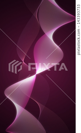 Pink October Twisting Line Waves Breast Cancer Awareness Pink October Twisting Line Waves Breast Cancer Awareness 143393733