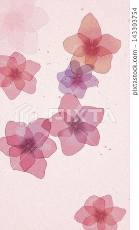 Pink October Blooming Watercolor Flowers Breast Cancer Pink October Blooming Watercolor Flowers Breast Cancer 143393754