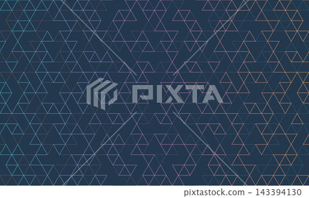 Abstract vector background with a seamless geometric pattern of simple triangle shapes. Stylish vector texture Abstract vector background with a seamless geometric pattern of simple triangle shapes. Stylish vector texture 143394130