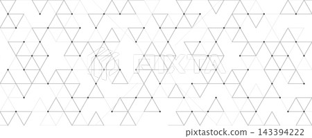 Abstract vector background with a seamless geometric pattern of simple triangle shapes. Stylish vector texture 143394222