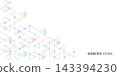 Abstract vector background with a geometric pattern of triangle shapes. Graphic design element  143394230