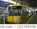 Tokyu Setagaya Line, Sangenjaya Station, Tamaden color (yellow), DeHa 306B, streetcar, current 143394306