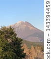 A clear winter sky and snow-capped Mount Yufu. 143394459