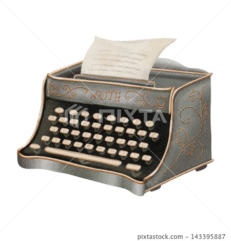 Hand Painted Watercolor Cozy Autumn Library with Vintage Typewriter Dark Academia Clipart PNG Hand Painted Watercolor Cozy Autumn Library with Vintage Typewriter Dark Academia Clipart PNG 143395887