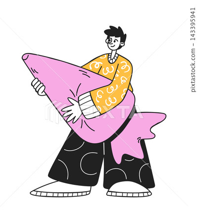 Male Pastry Chef Cartoon Character Male Pastry Chef Cartoon Character 143395941