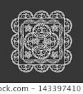 Hand drawn lace frame, lace doily, whimsy cottagecore lace doily 143397410
