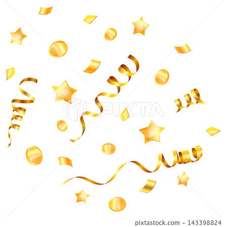 Gold Streamer 143398824
