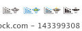 An icon representing a stock market decline. An illustration of money flying away due to losses and a decrease in assets. 143399308