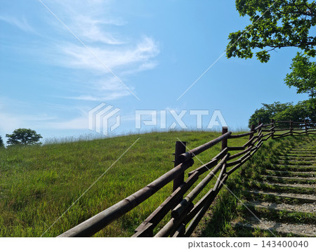 It's an uphill hill with stairs. It's an uphill hill with stairs. 143400040
