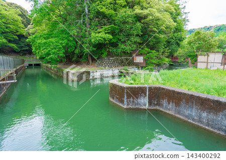 京都市蹴上:琵琶湖運河支線入口。 京都市蹴上:琵琶湖運河支線入口。 143400292