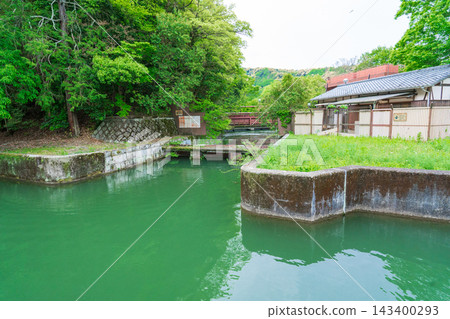 京都市蹴上:琵琶湖運河支線入口。 京都市蹴上:琵琶湖運河支線入口。 143400293