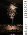 Large fireworks and the night view over Lake Suwa 143402023