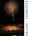 Large fireworks and the night view over Lake Suwa 143402024