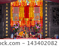 廟會, 台灣廟宇, 紅燈籠, 供桌, 拜拜，縁日、台湾廟、赤提灯、供物台、参拝、worship, 143402082