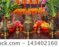 香爐，台灣寺廟，神聖計劃，供奉，拜拜，香爐，台灣寺廟，聖桌，供品，祭祀 143402160