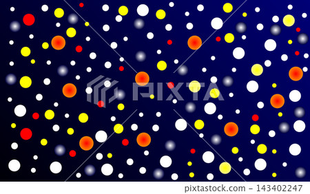 Dark blue abstract background with colorful circles, glowing spots, and gradient elements Dark blue abstract background with colorful circles, glowing spots, and gradient elements 143402247