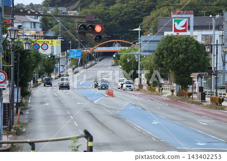 【早晨】區域城市的主要道路 143402253