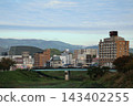 Morning view of a regional city: Iwaki-daira 143402255