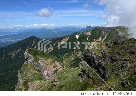硫磺山、橫岳攀登,八嶽山脈,長野縣,山梨縣 硫磺山、橫岳攀登,八嶽山脈,長野縣,山梨縣 143402501