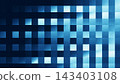 A background design featuring a luxurious geometric pattern with a glossy blue finish. 143403108