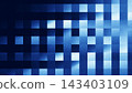 A background design featuring a luxurious geometric pattern with a glossy blue finish. 143403109