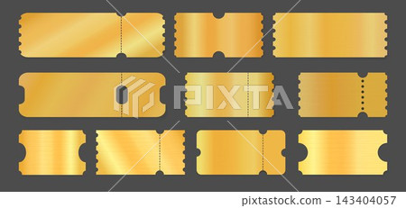 Elegant Golden Ticket Designs for Creative Projects and Events Showcase Elegant Golden Ticket Designs for Creative Projects and Events Showcase 143404057