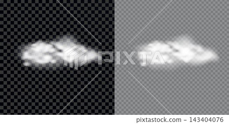 Realistic Cloud Texture with Transparent Background for Graphic Design Projects 143404076