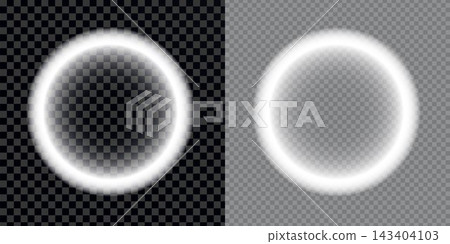 Illustration of Glowing Halo Effect on Transparent Background for Creative Design Projects Illustration of Glowing Halo Effect on Transparent Background for Creative Design Projects 143404103