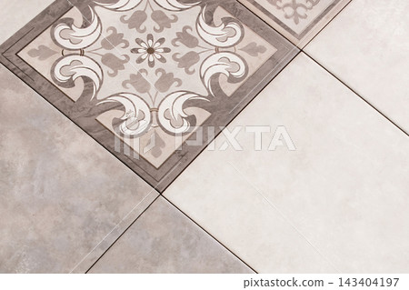 Ceramic tile texture abstract pattern interior design floor bathroom backdrop flooring toilet structure kitchen ornament background Ceramic tile texture abstract pattern interior design floor bathroom backdrop flooring toilet structure kitchen ornament background 143404197