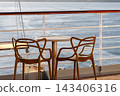 Luxury Cruise Ship Deck at sunny day 143406316