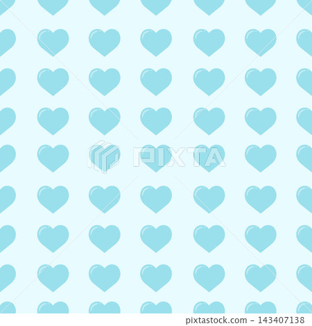 Cute Light Blue Heart Pattern on Pale Blue Background, Soft Pastel Love Design Cute Light Blue Heart Pattern on Pale Blue Background, Soft Pastel Love Design 143407138