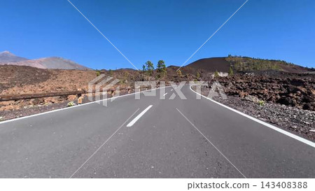 A breathtaking scenic mountain road lined with stunning volcanic landscapes awaits you A breathtaking scenic mountain road lined with stunning volcanic landscapes awaits you 143408388