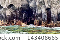 A breathtaking coastal rock formation is nestled beside stunning turquoise waters, offering beauty 143408665