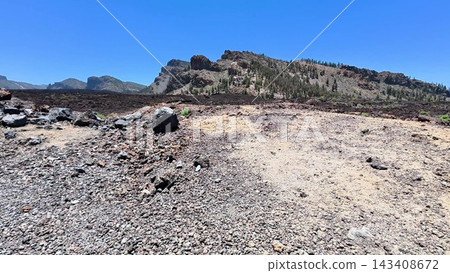 A Stunning Rocky Landscape Beneath Clear Blue Skies Awaits Exploration and Adventure A Stunning Rocky Landscape Beneath Clear Blue Skies Awaits Exploration and Adventure 143408672