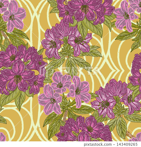 seamless pattern with colorful flowers seamless pattern with colorful flowers 143409265