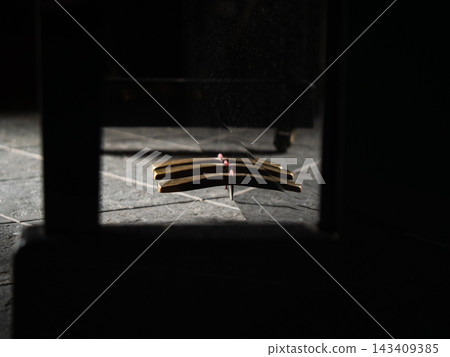 Acoustic Piano foot pedals through view of piano Acoustic Piano foot pedals through view of piano 143409385