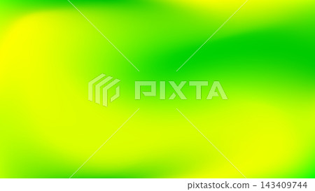 Vibrant green and yellow abstract liquid neon blurred soft colorful gradient background. Gradient mesh. Modern template for design concepts, wallpapers, presentations, posters. Vector illustration Vibrant green and yellow abstract liquid neon blurred soft colorful gradient background. Gradient mesh. Modern template for design concepts, wallpapers, presentations, posters. Vector illustration 143409744
