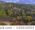 Autumn scenery of forests and valleys 143410503