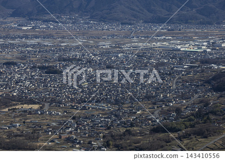 A view of the city towards Chuo City from Minami-Alps City. A view of the city towards Chuo City from Minami-Alps City. 143410556