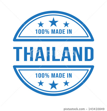 100% Made in Thailand Seal design templates 143410849