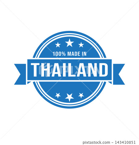 100% Made in Thailand Seal design templates 143410851