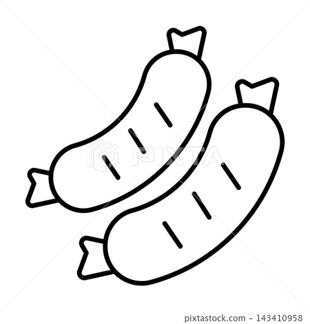 Sausage icon vector design templates simple and modern 143410958