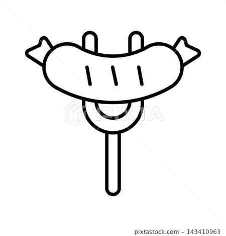 Sausage icon vector design templates simple and modern 143410963